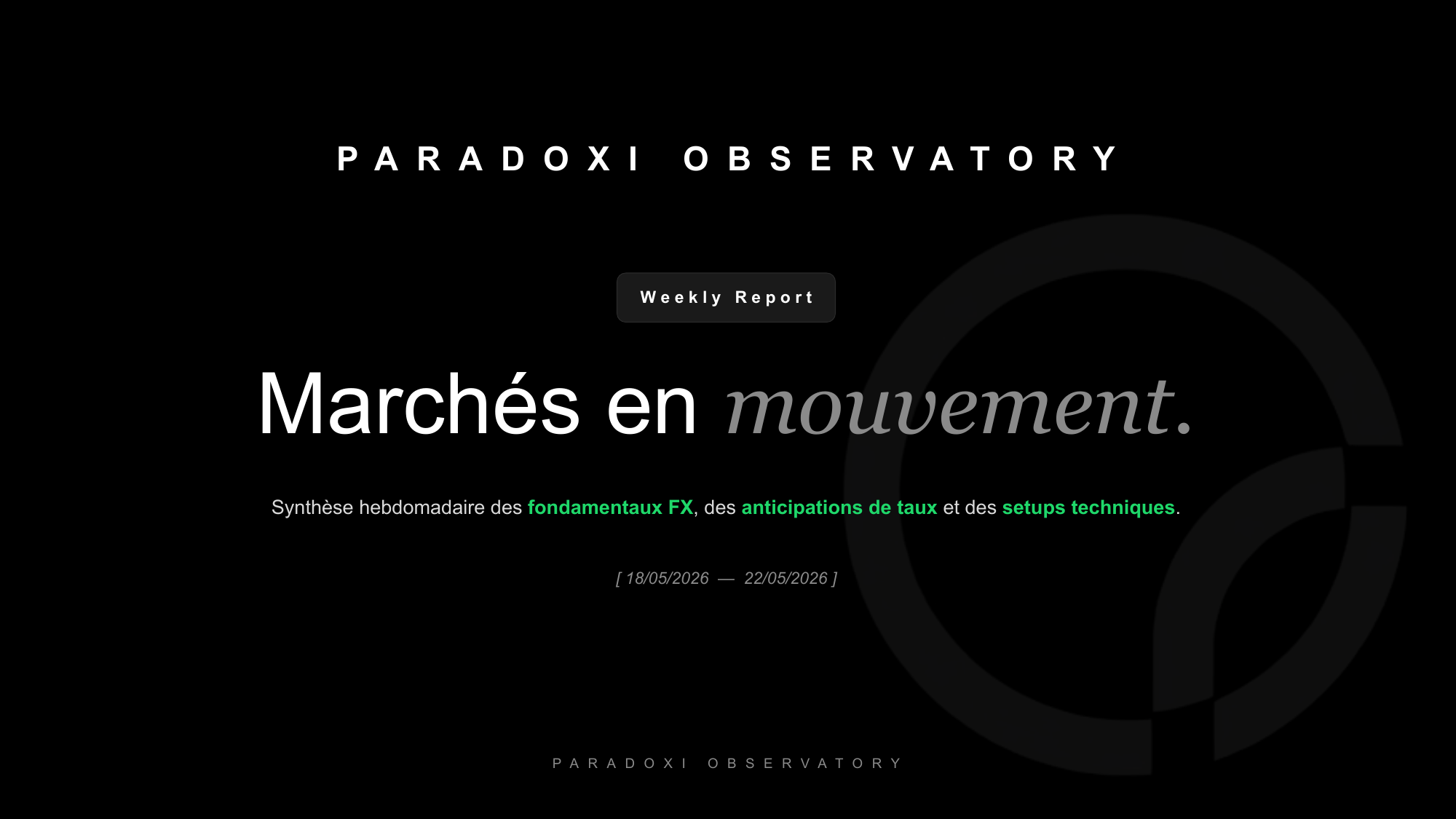Rapport PARADOXI