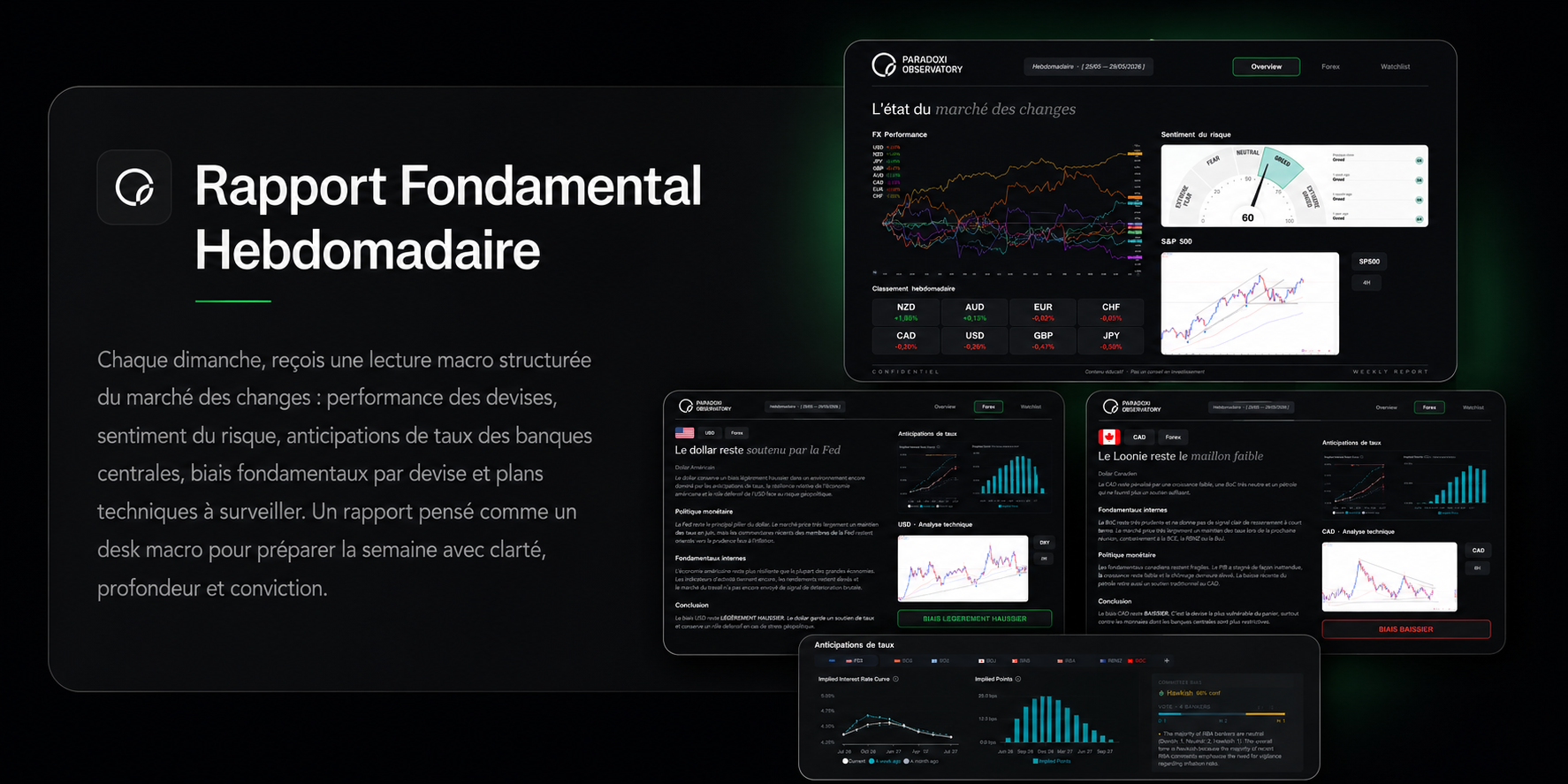 Rapport Fondamental Hebdomadaire